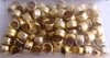 Perle aus Kunststoff goldfarben