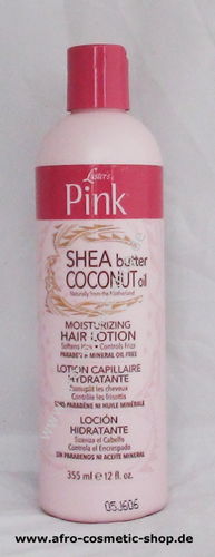 Pink Shea Butter Coconut Oil Hair Lotion